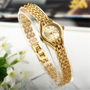 Elegant Gold Bracelet Watch