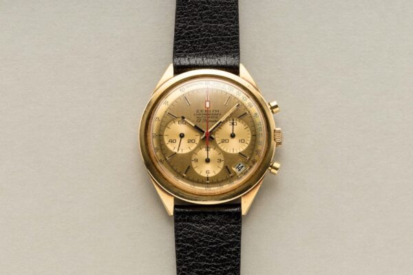 Zenith G583 Gold Vintage Chronograph - Shuck the Oyster